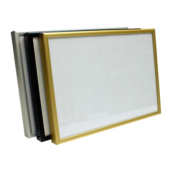 Rama aluminiowa ze szkłem ZŁOTO MAT 18x24 cm
